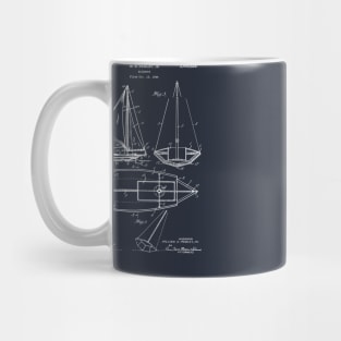 Patent Print Sailboat 1947 Mug